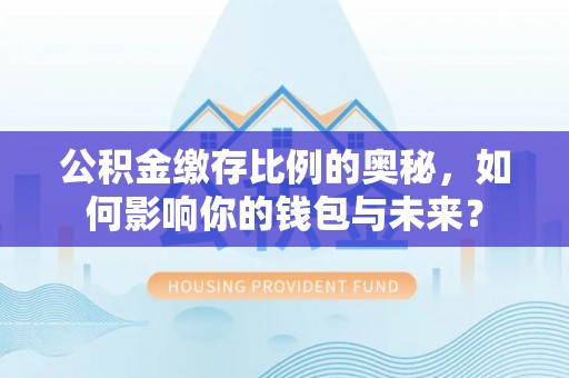 湘西公积金缴存比例的奥秘，如何影响你的钱包与未来？