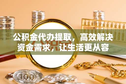 湘西公积金代办提取，高效解决资金需求，让生活更从容