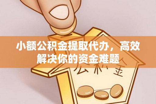 湘西小额公积金提取代办，高效解决你的资金难题