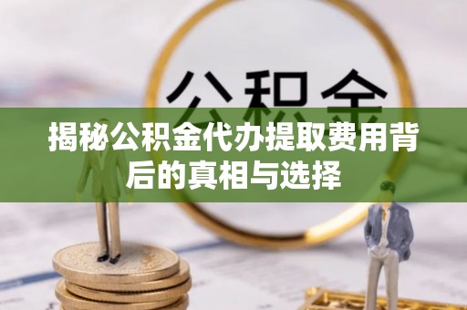 湘西揭秘公积金代办提取费用背后的真相与选择