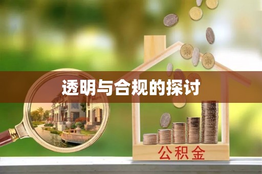 湘西透明与合规的探讨