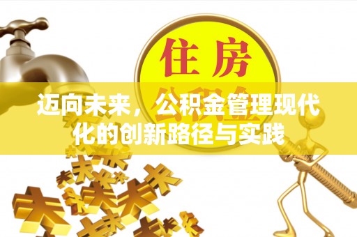 湘西迈向未来，公积金管理现代化的创新路径与实践