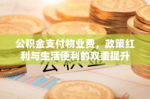 湘西公积金支付物业费，政策红利与生活便利的双重提升