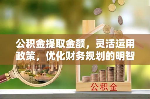 湘西公积金提取金额，灵活运用政策，优化财务规划的明智选择