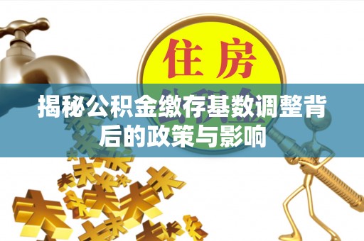 湘西揭秘公积金缴存基数调整背后的政策与影响