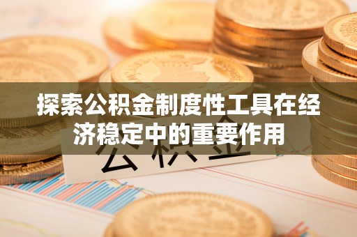 湘西探索公积金制度性工具在经济稳定中的重要作用