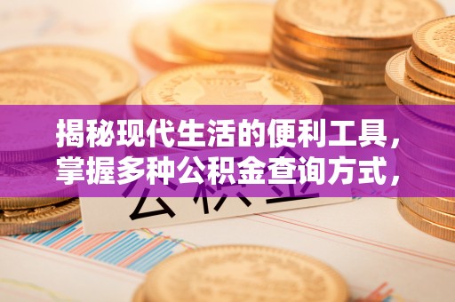 湘西揭秘现代生活的便利工具，掌握多种公积金查询方式，让财富管理更轻松