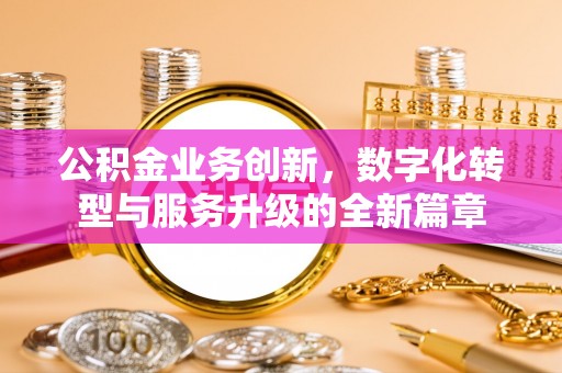 湘西公积金业务创新，数字化转型与服务升级的全新篇章