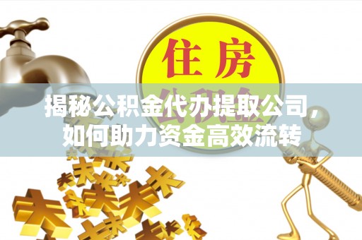 湘西揭秘公积金代办提取公司，如何助力资金高效流转