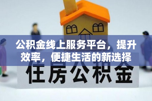湘西公积金线上服务平台，提升效率，便捷生活的新选择