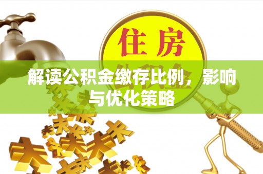 湘西解读公积金缴存比例，影响与优化策略