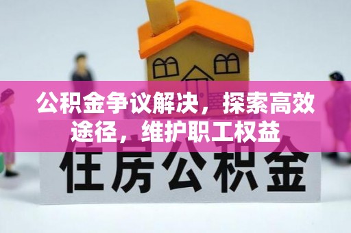 湘西公积金争议解决，探索高效途径，维护职工权益