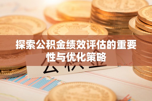 湘西探索公积金绩效评估的重要性与优化策略