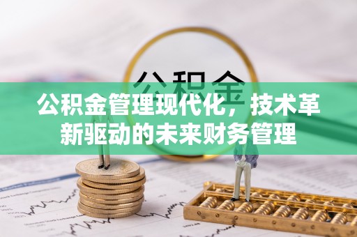 湘西公积金管理现代化，技术革新驱动的未来财务管理