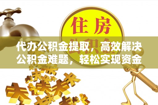 湘西代办公积金提取，高效解决公积金难题，轻松实现资金自由