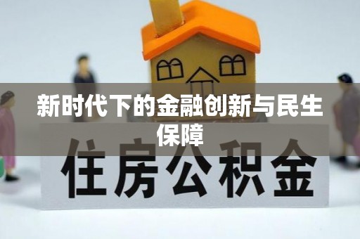 湘西新时代下的金融创新与民生保障